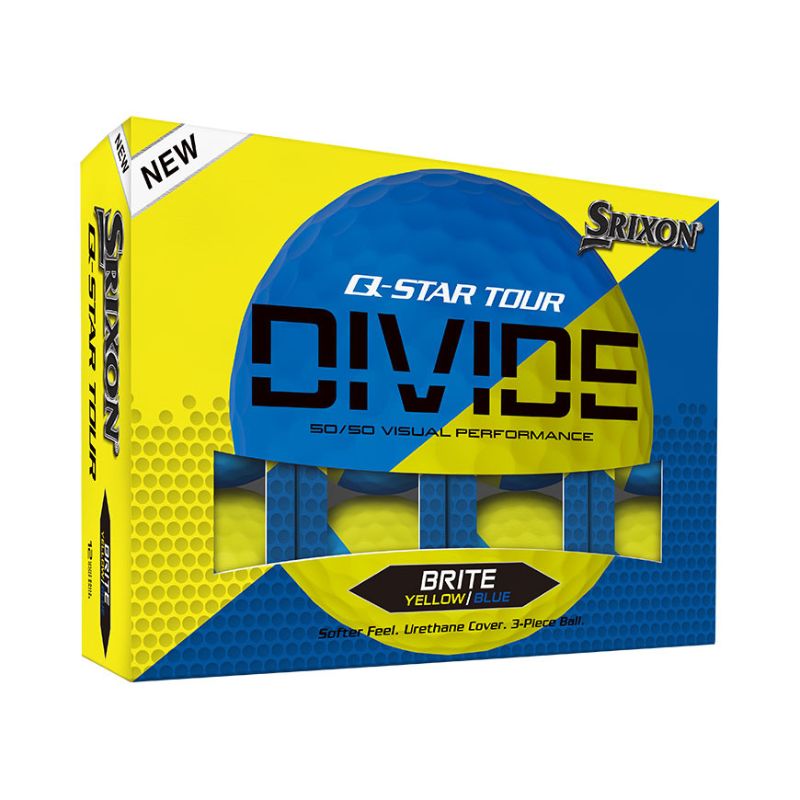 Srixon Q-Star Tour Divide Yellow/Blue