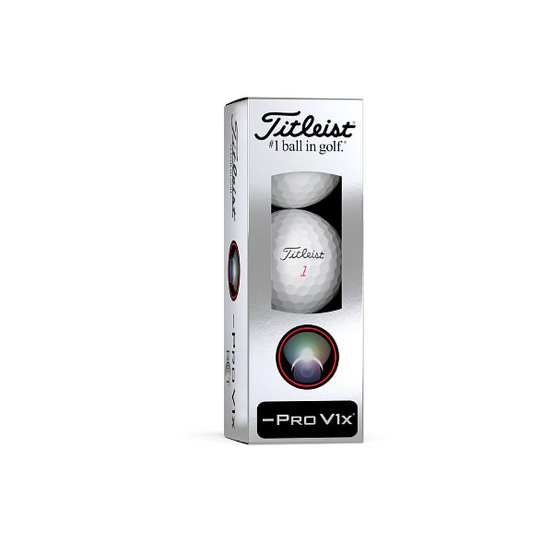 Titleist Pro V1x LEFT DASH RCT - 3 Pack Sleeve