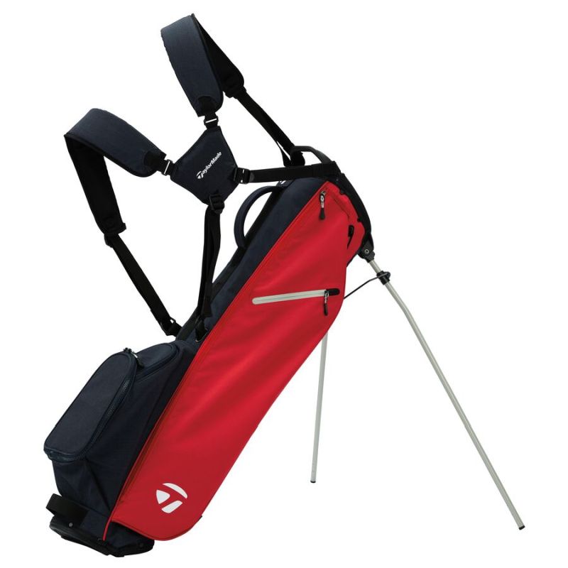 TaylorMade Flextech Carry Bag 24 - Dark Navy/Red