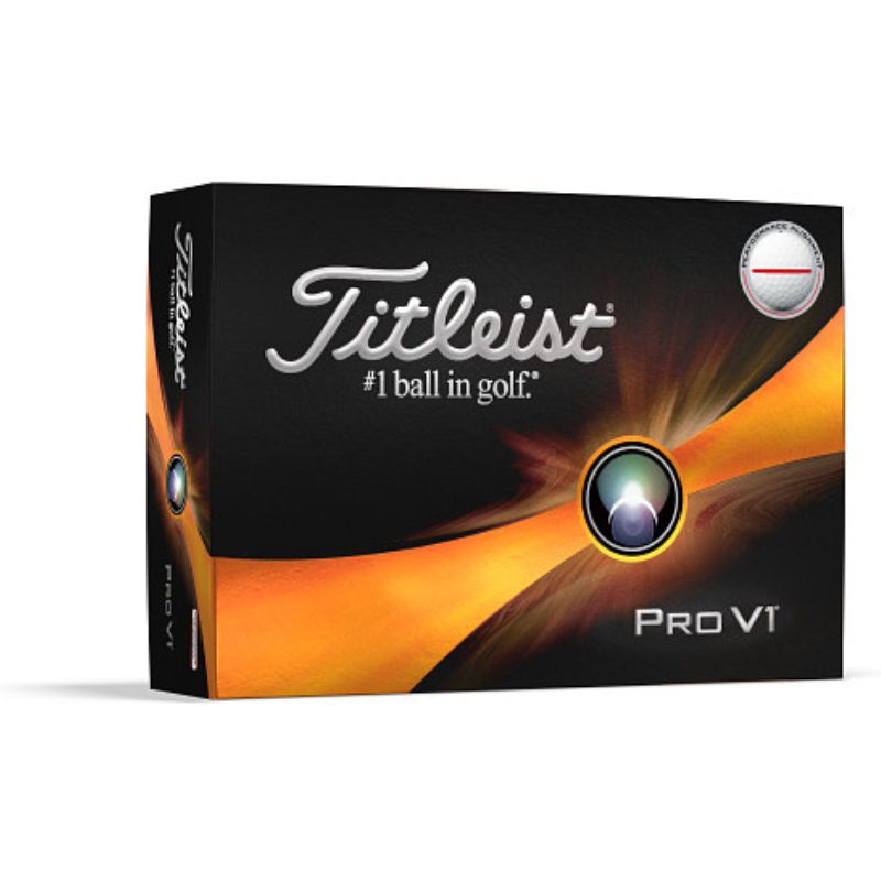 Titleist Pro V1 Performance Alignment - Red